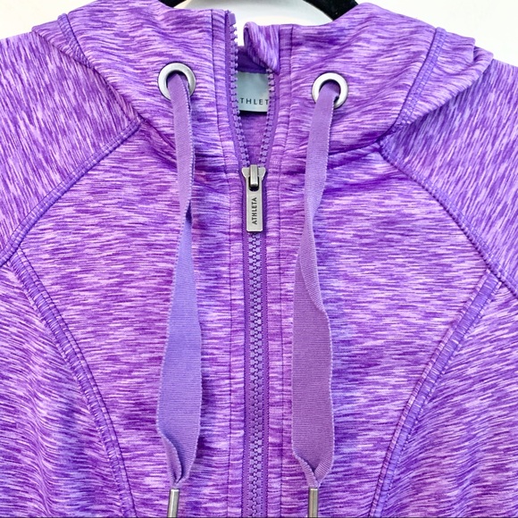 ATHLETA Purple Space Dye Strength Hoodie 2 - Picture 5 of 10